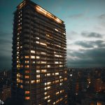 Hochhaus im 14. Stock