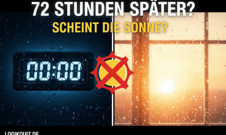 Wenn es um Mitternacht regnet… Scheint in 72 Stunden die Sonne?