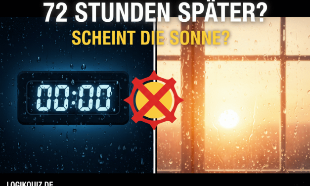 Wenn es um Mitternacht regnet… Scheint in 72 Stunden die Sonne?